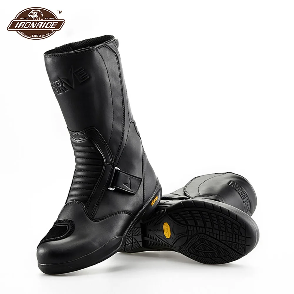 

TPU Protective Non-slip Motocross Shoes Motorcycle Boots Men Anti-drop 4 Seasons Weaterproof Moto Riding Boots Motocross Shoes