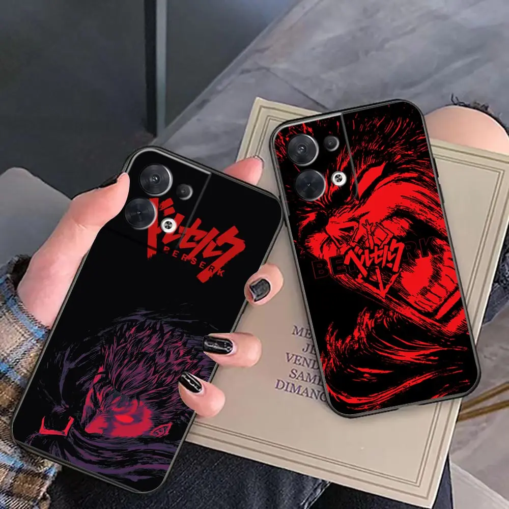 

Funda Coque Case For OPPO FIND X5 X3 X2 RENO 10 8 7 7Z ACE 6 4G 6Z 5 4 3 Z Pro Plus 5G Case Para Cover Berserk Guts Badass Anime