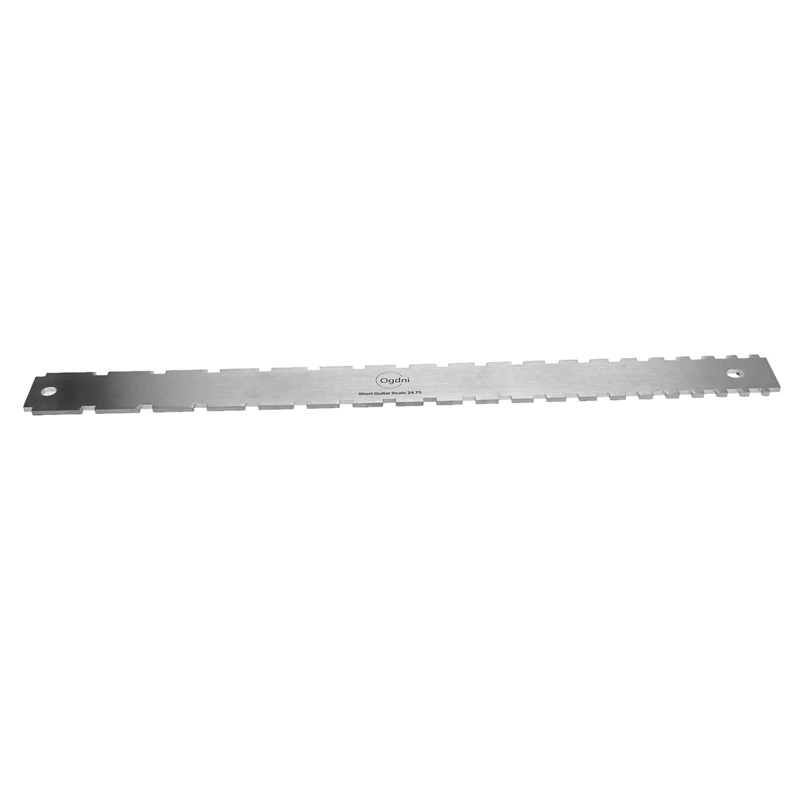 

Metal 434Mm Guitar Straight Edge Measure Tool For Electric Guitars Neck Notched Fretboard And Frets