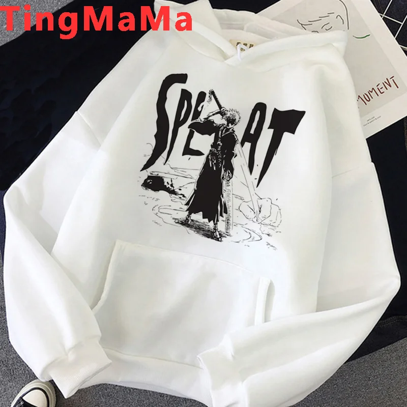 

Bleach Ichigo Zaraki Kenpachi hoodies men 90s 2023 y2k aesthetic Kawaii clothing men streetwear tracksuit