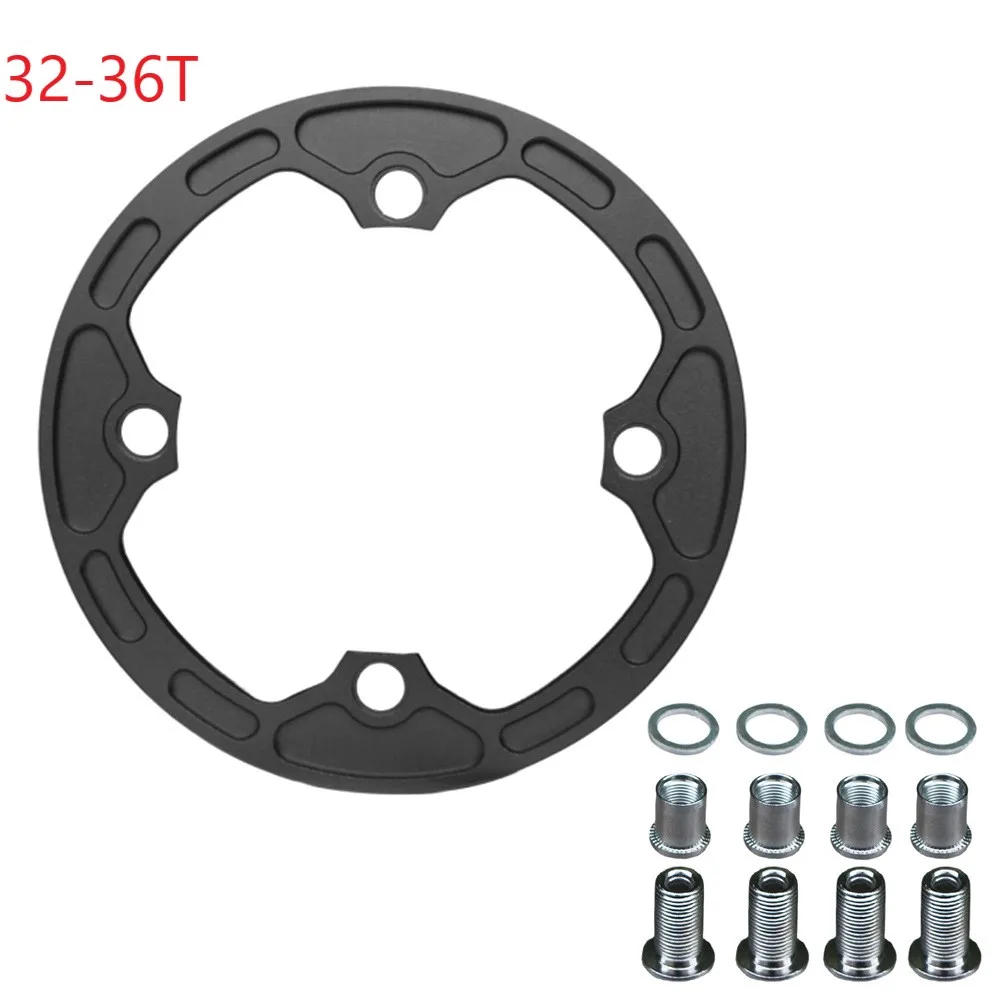 

32T-36T/36T-42T MTB Bike Crankset Chain Wheel Cover Guard Road Bicycle Crank Protector 104BCD Aluminum Alloy Protection Kit