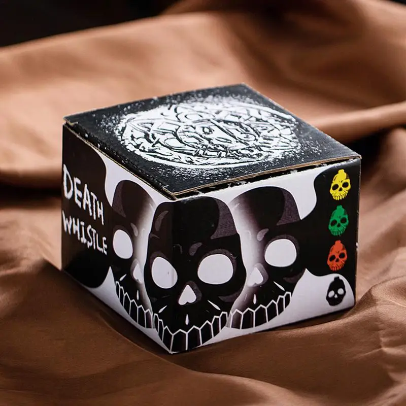 Aztech Death Whistle Worlds Громкий свисток Портативный череп Жуткий Ворона Свисток