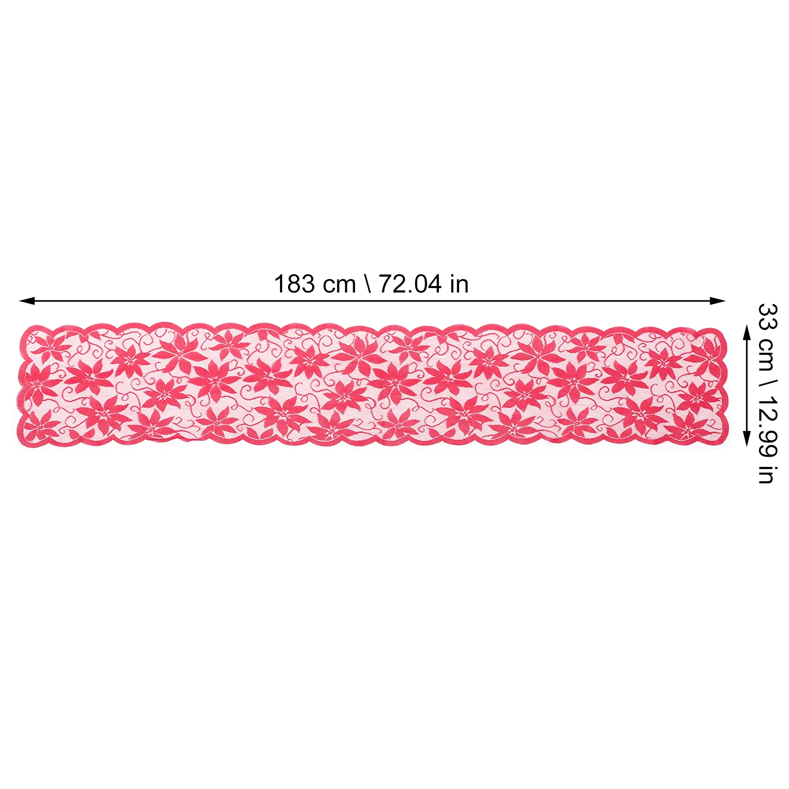

Table Christmas Lace Tablecloth Cover Runner Cloth Red Fall Flag Tablecover Tablecloths Floral Lacechristmas Runners Poinsettia