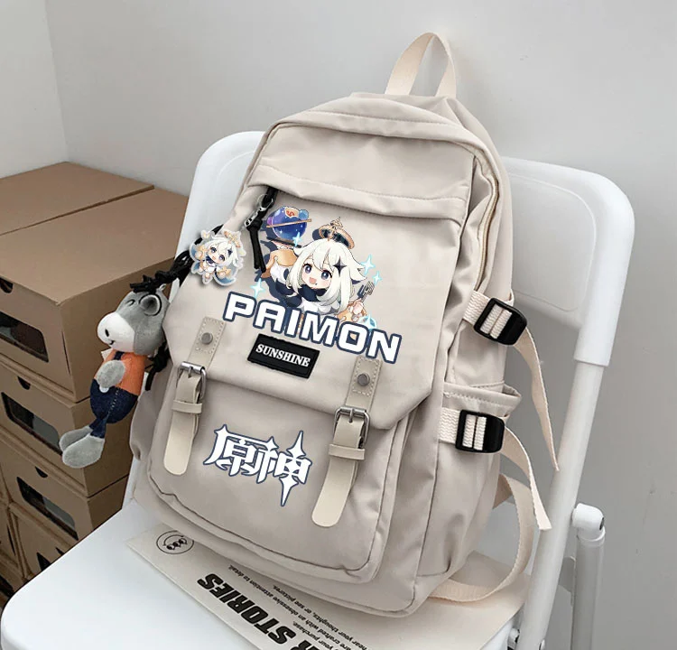 Игра Genshin Impact Venti разбавленный Klee Keqing косплей школьная сумка унисекс дорожный