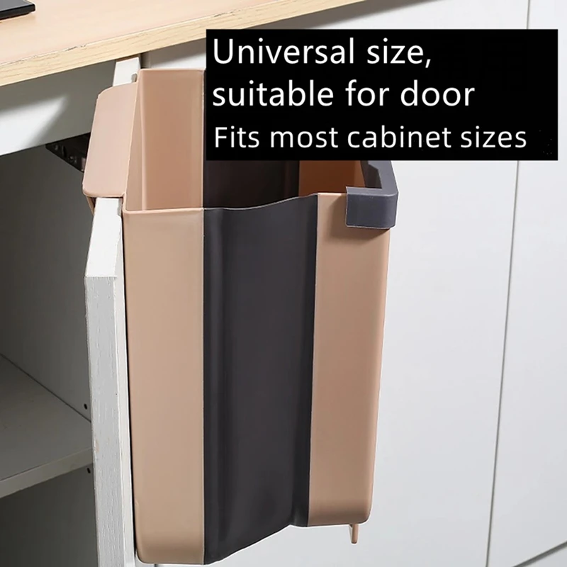 Очень большой 10л кухонный складной шкаф мусорная корзина для автомобиля