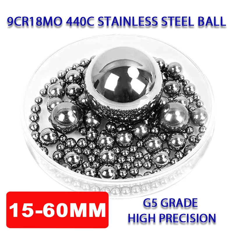 Шарик из нержавеющей стали 440C 15 081-60 мм высокоточный шарик подшипника класса G5