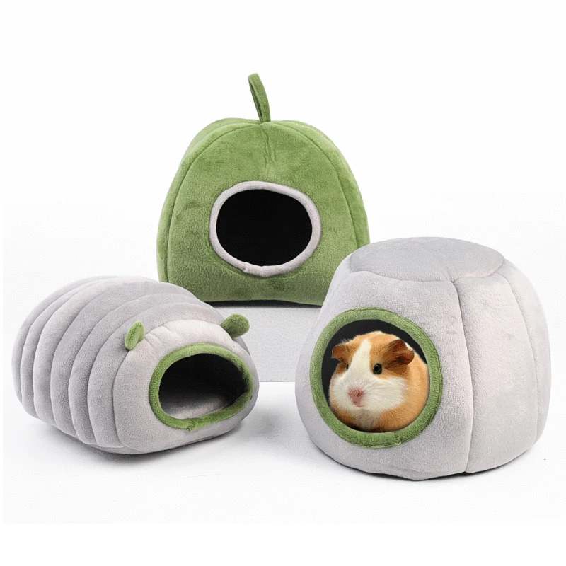 

Mouse Hamster Warm House Small Pet Soft Cotton Nest Comfortable Windproof Warm Suitable for Mini Animal Pet Supplies Cute Beds
