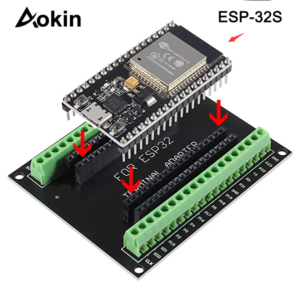 ESP32 умная планшетовая плата, GPIO 1 в 2, для 38 контактов, Φ ESP32, макетная плата ESP8266