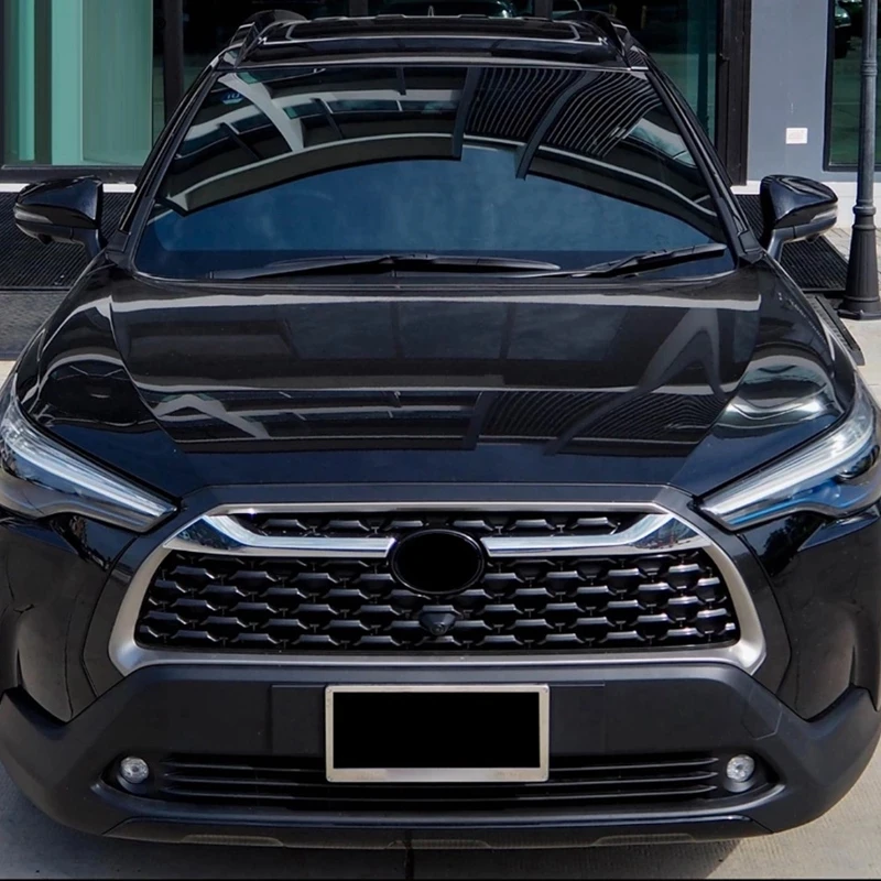 Для Toyota Corolla Cross 2020 2021 2022 передний центральная решетка гриля молдинг полоски крышка отделка авто автомобильные аксессуары.