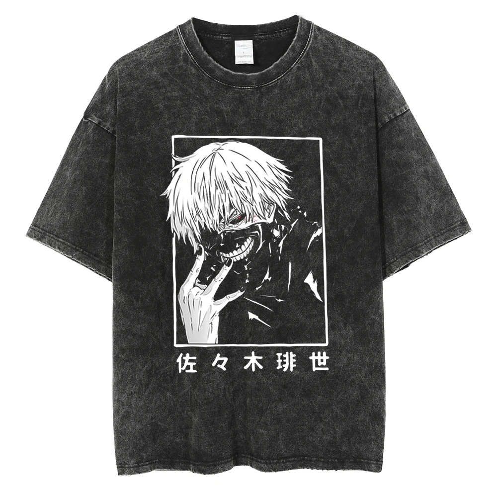 

Funny Anime Tokyo Ghoul Print T Shirts Vintage Hip Hop Streetwear T-Shirt Harajuku Cotton Short Sleeve Casual Summer Tees Unisex
