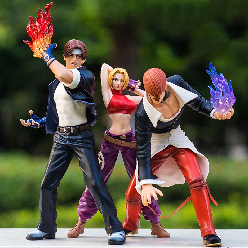 THEKINGOFFIGHTERS Action Figure Kyo Kusanagi Iori Yagami Mari Angel Game Model Ornament Toys Children Gifts |