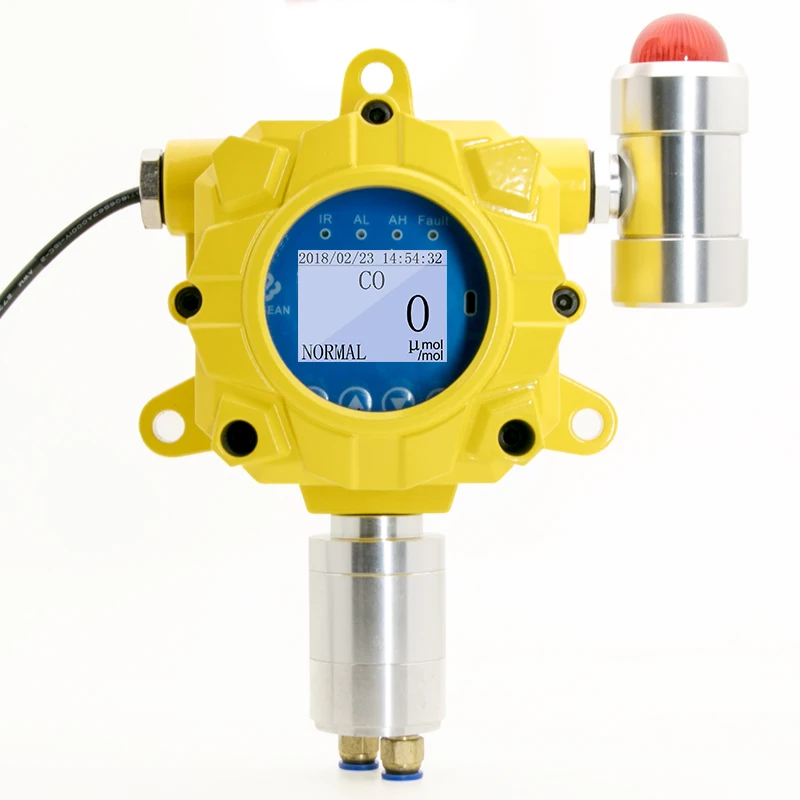 

Fixed Gas Detector with High Accuracy | Toxic Gas H2S Leak Monitor