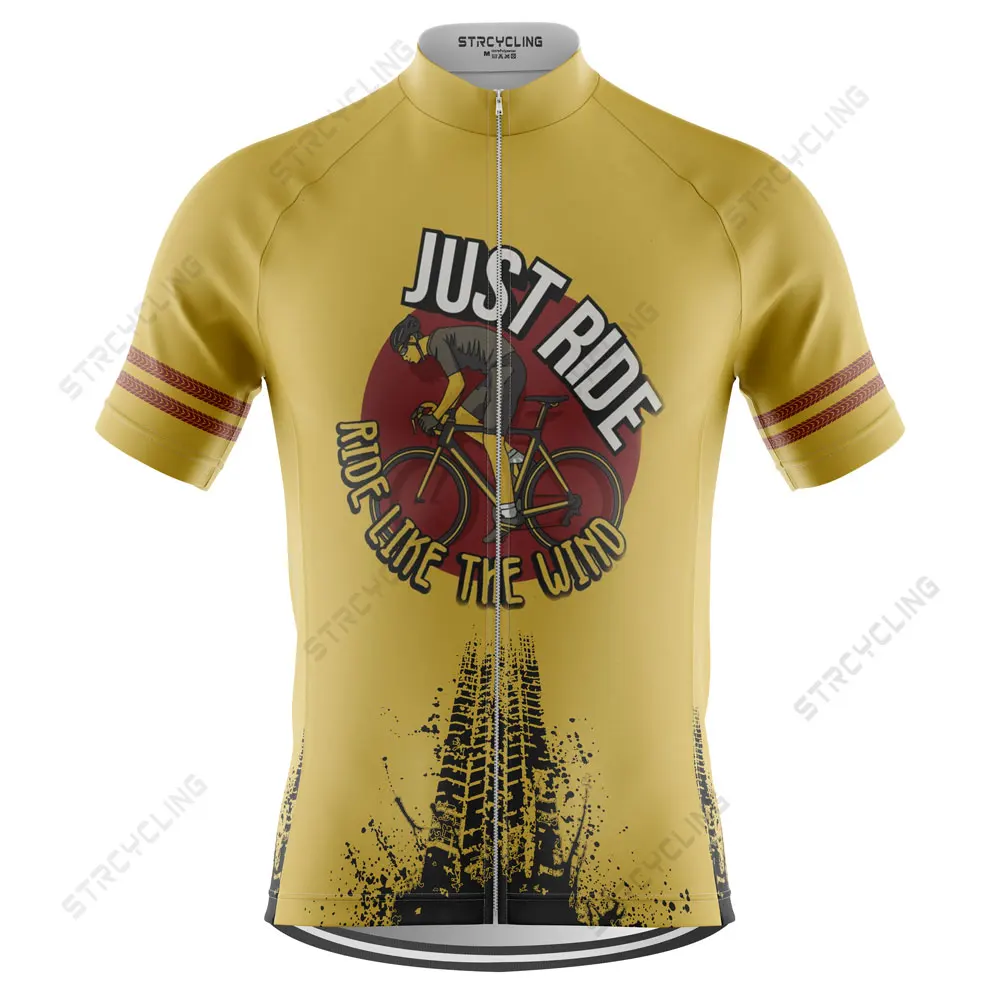 

RIDE LIKE THE WIND Cycling Jersey Short Sleeve Breathable Bicycle Clothes Cycling Top Mountain Bike Cycling Clothing