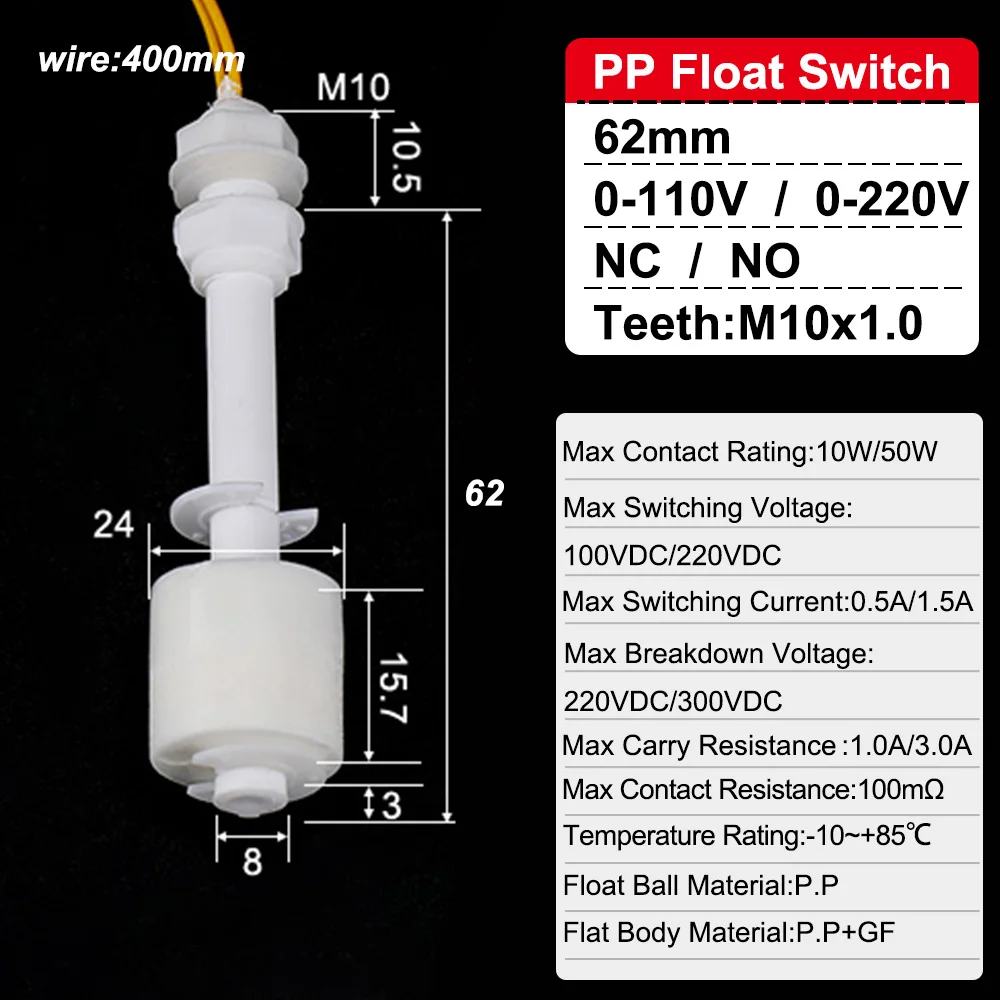 

Поплавковый выключатель GoGoPanda ZP2508-ZP15010