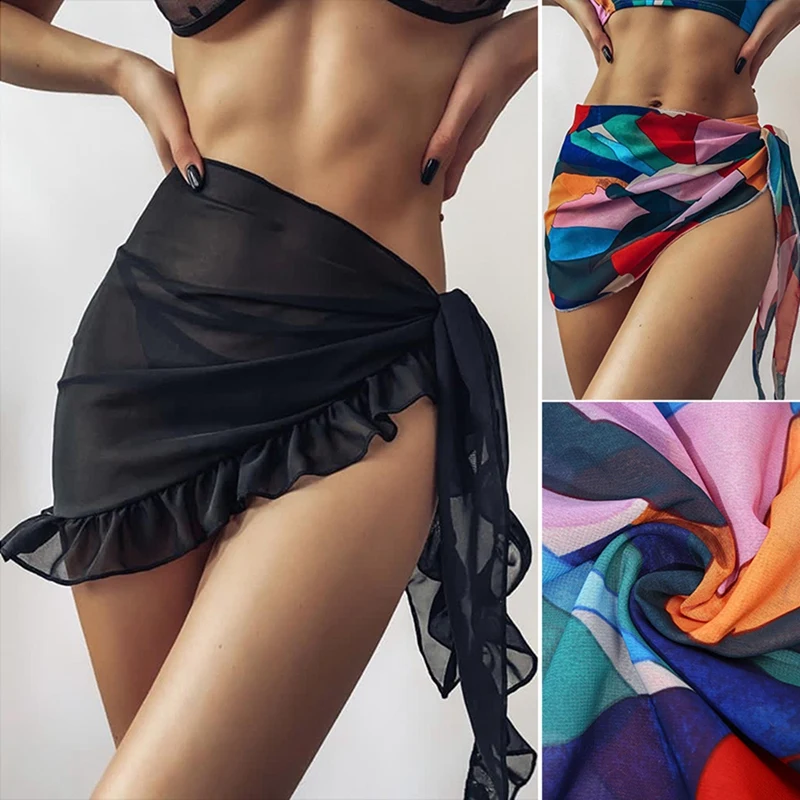 

Качественная женская верхняя одежда для плавания, блузка, штаны, верхняя Обложка, шифоновая юбка, блузка, один размер