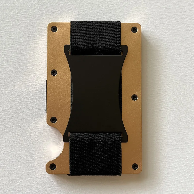 Card Holder Aluminium Case And Money Anti Theft RFID Designer Luxury For Men Porta Credencial Tarjetero Wallet Male Slim Portfel