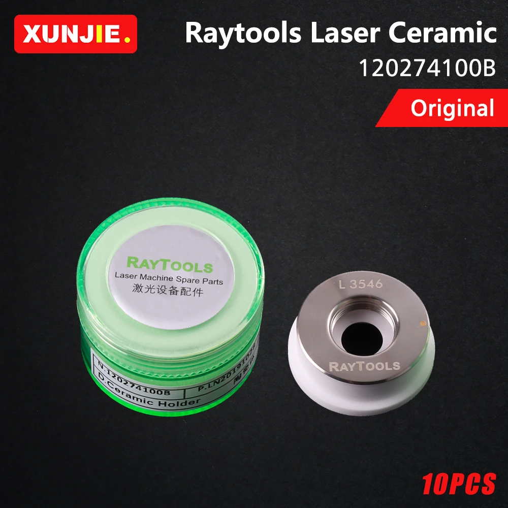 

10Pcs/lot Raytools Original Laser Ceramic Nozzle Holder Ring D32mm M14 Green Box for Fiber Cutting Head BT230 BT240 BMH110 114