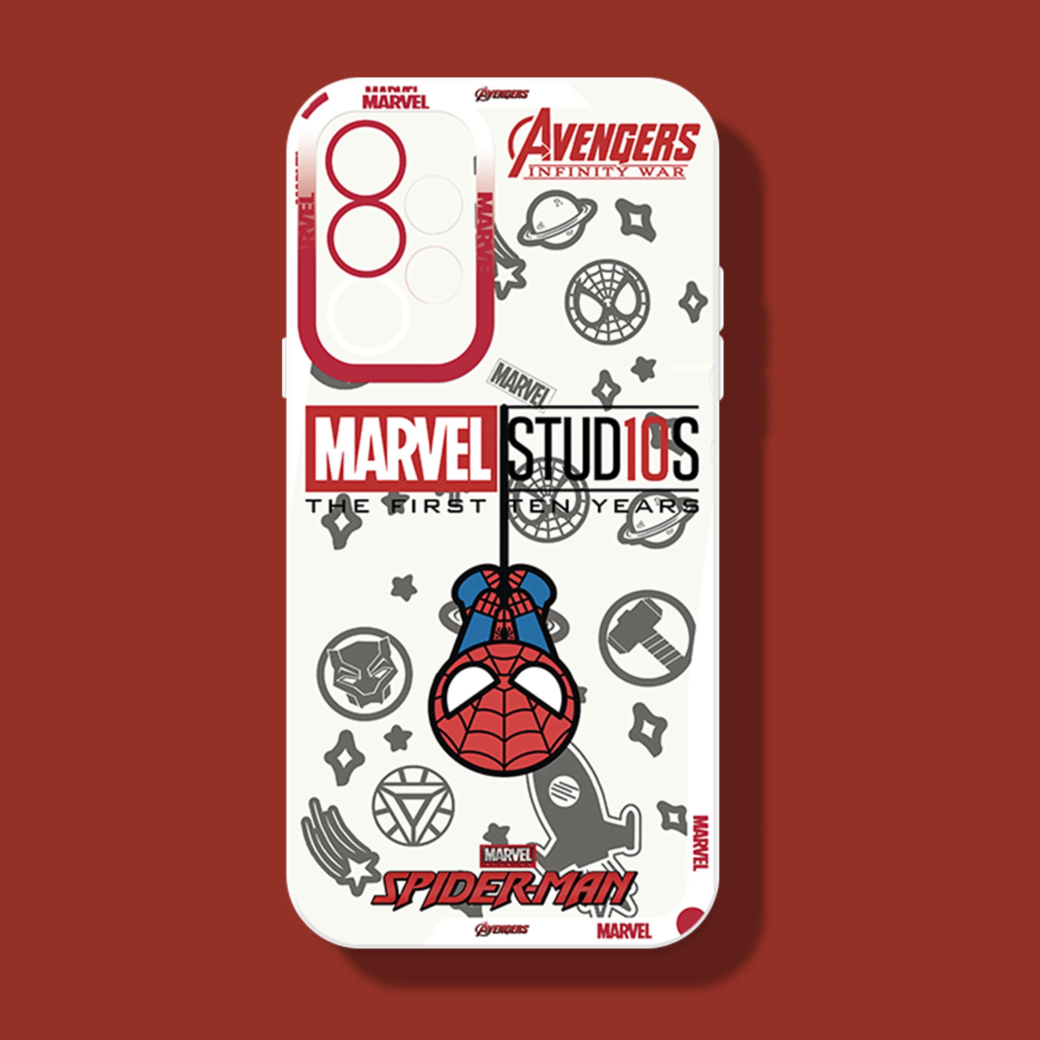 

Marvel Hero Spiderman For Samsung Galaxy A03 A04E A23 A22 A21S A20S A10S A03S A02 4G 5G Angel Eyes Phone Case