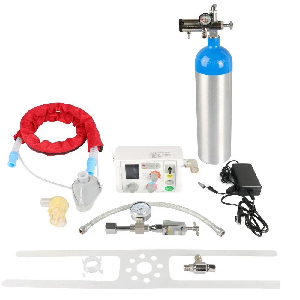 Портативный транспортировочный Аккумулятор с Ce Mdl Tga медицинский дыхательный