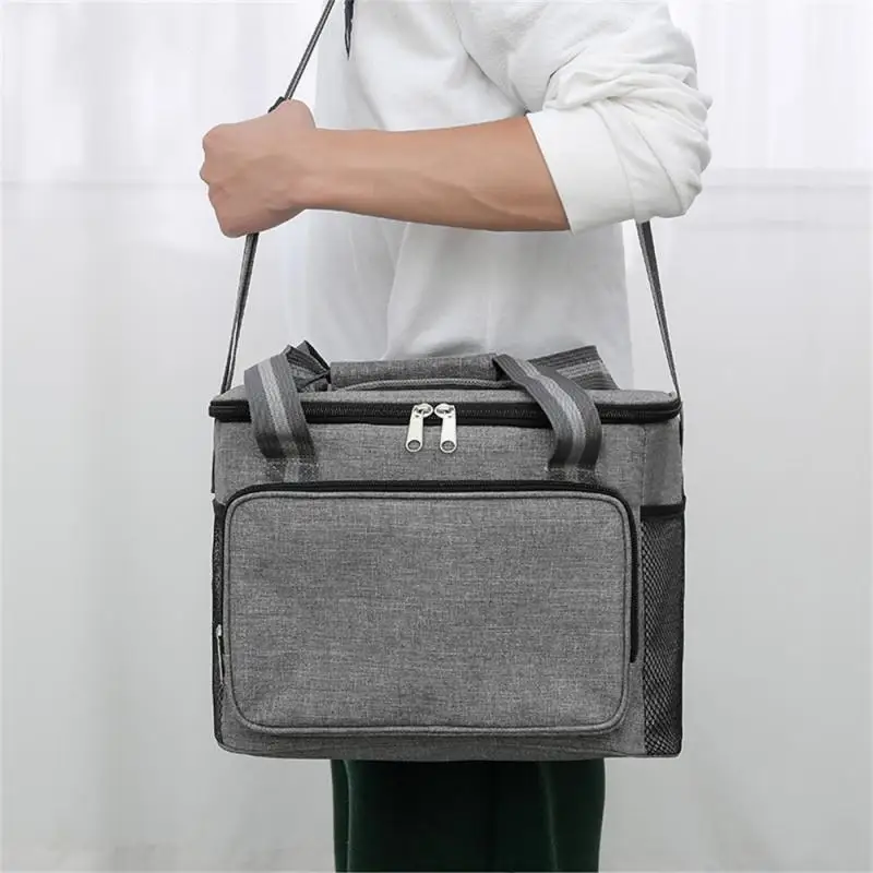 

Neutral Insulation Bag Insulation Bags Picnic Bag Lunch Bag Portable Oxford Cloth Insulation Bag Portable Lunch Bag Fold
