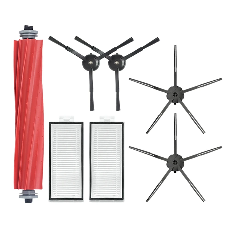 

Основная и боковая щетки, резиновая щетка для Xiaomi Roborock Q7 Max / Q7 Max + запчасти для робота-подметания