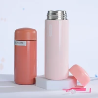 mini water bottle stainless steel pocket cup thermal mug insulated coffee cups travel thermal portable flask leakproof vacuum