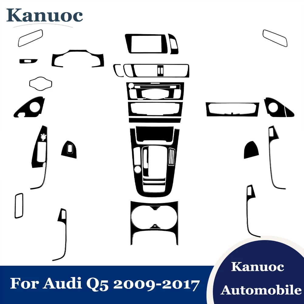 Наклейки для салона автомобиля Audi Q5 2009-2017 без навигации
