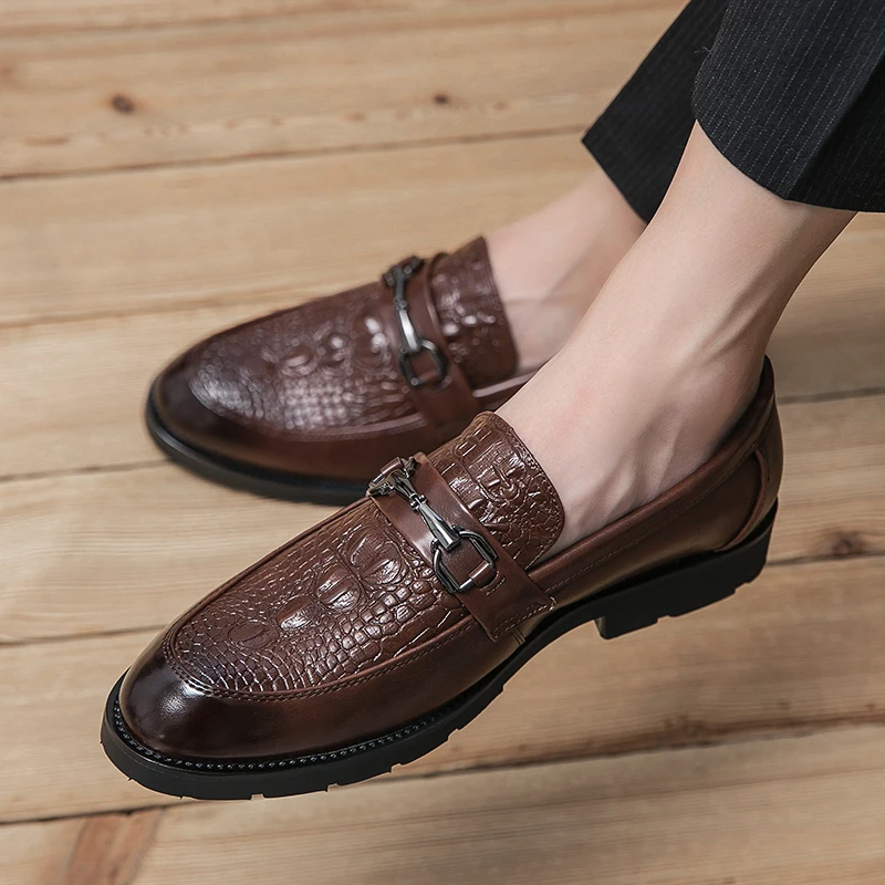 

Мужские классические туфли, мужские Весенние Свадебные модные офисные высококачественные кожаные удобные деловые мужские официальные туф...