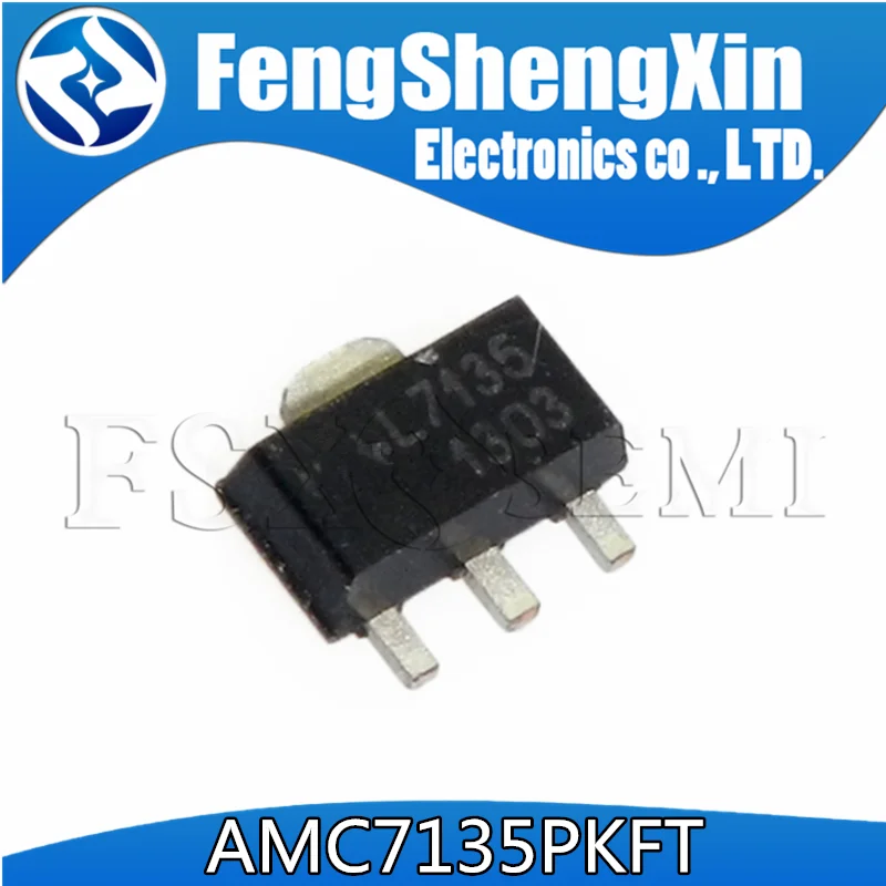 

10pcs/lot AMC7135PKFT SOT-89 L7135 AMC7135 MEL7135 350mA ADVANCED CURRENT REGULATOR