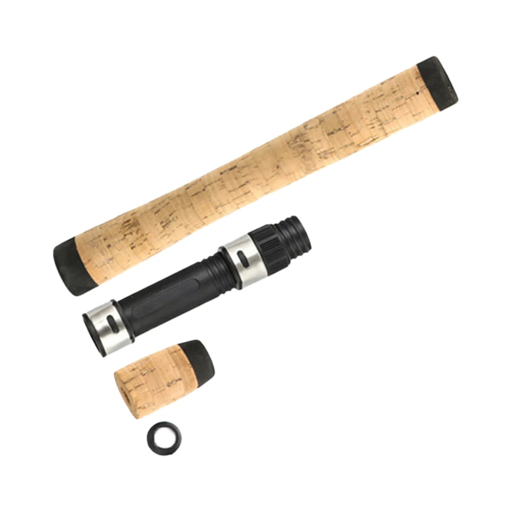 1 комплект пробковая удочка сделай сам прямая ручка спиннер катушка сиденье