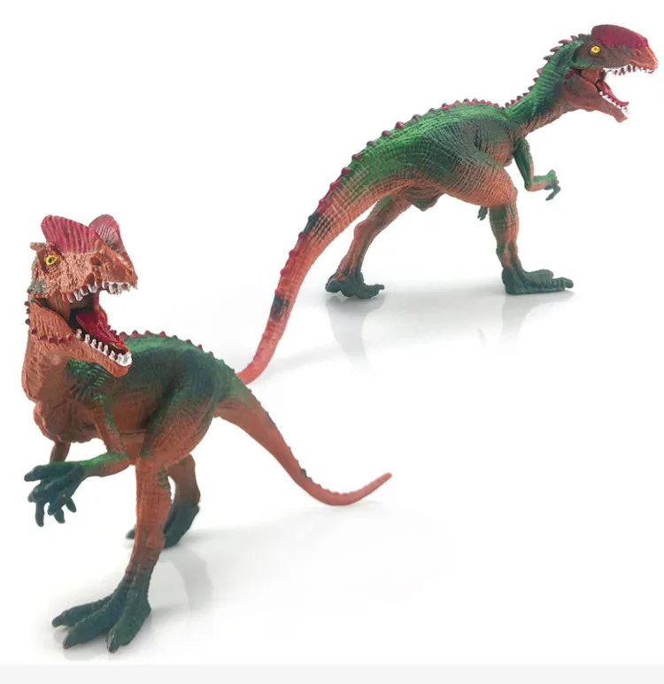 

Имитация Юрского периода тираннозавр рекс твердая Двойная корона Dragon Ridge модель динозавра детская игрушка мальчик из ПВХ тиранический подв...