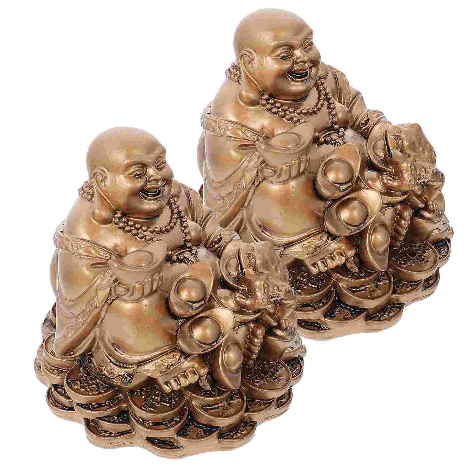 

2pcs Unique Desktop Ornament Maitreya Design Decor Housewarming Gift