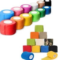51020 rolls 5x450cm colorful sport self adhesive elastic bandage wrap tape for knee support pads finger ankle palm shoulder