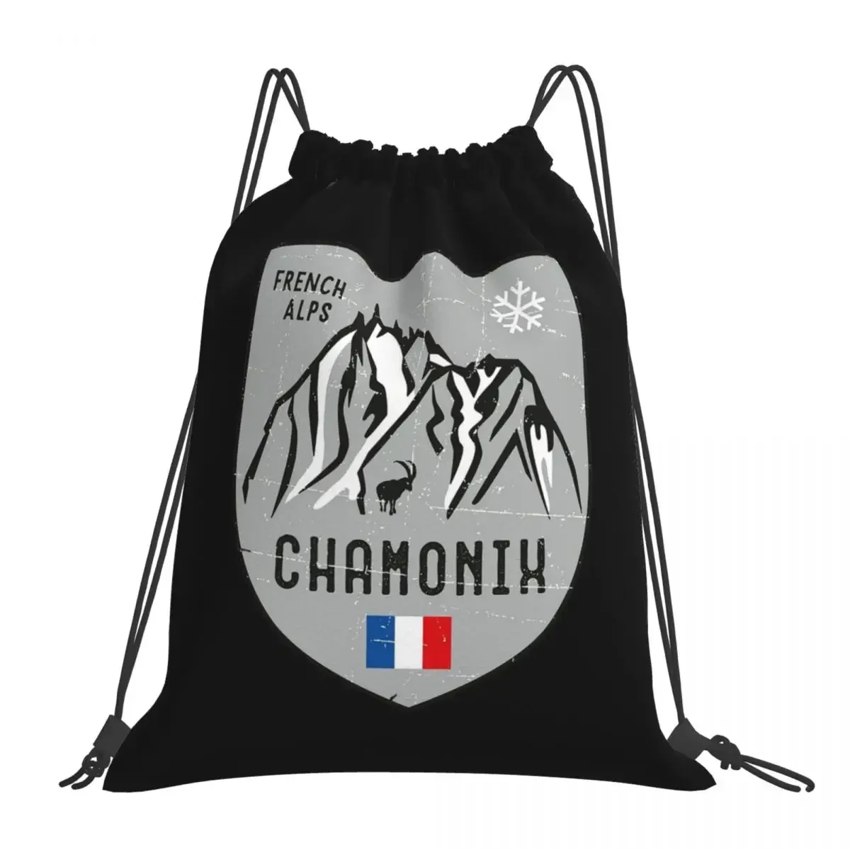 Рюкзаки Chamonix с эмблемой Франции спортивные сумки на шнурке карманами для