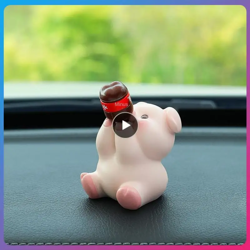 

Cute Creative Animals Artificial Color Stylish Healing Car Accessories Automotive Decorative Products Car Interior Durable