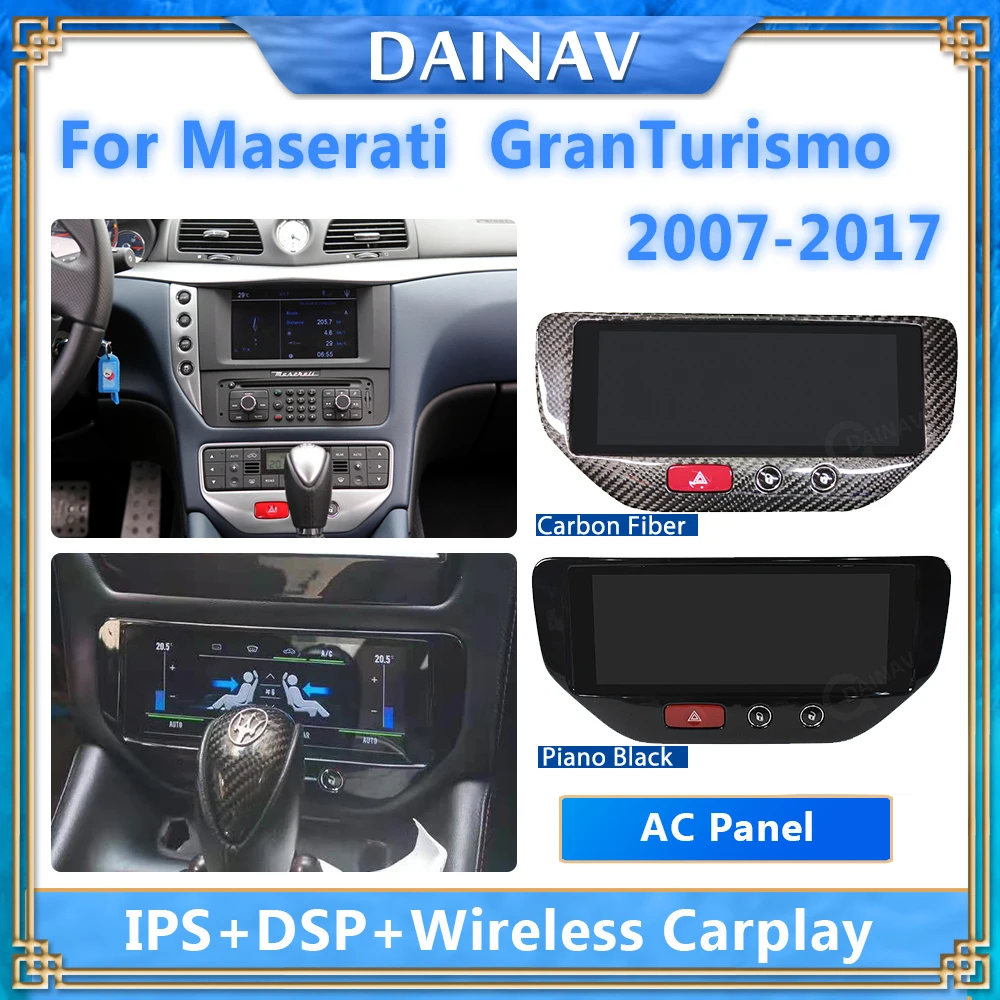 

2 GEN цифровой Кондиционер AC панель для Maserati GT/GC granтуризм 2007-2017 контроль кондиционера сенсорная климатическая панель ЖК-дисплей