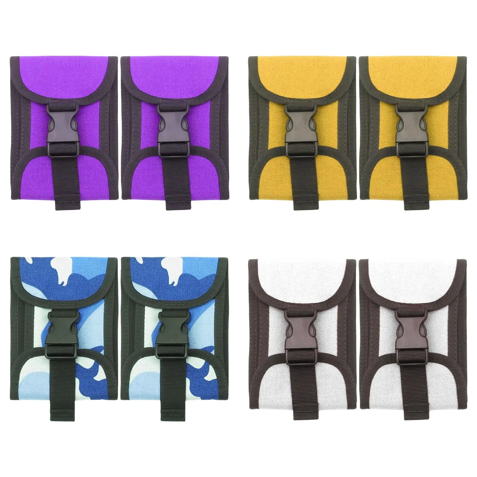 

2Pcs Scuba Diving Weight Belt Pocket Made of 1680D PU Coated Cloth with Quick