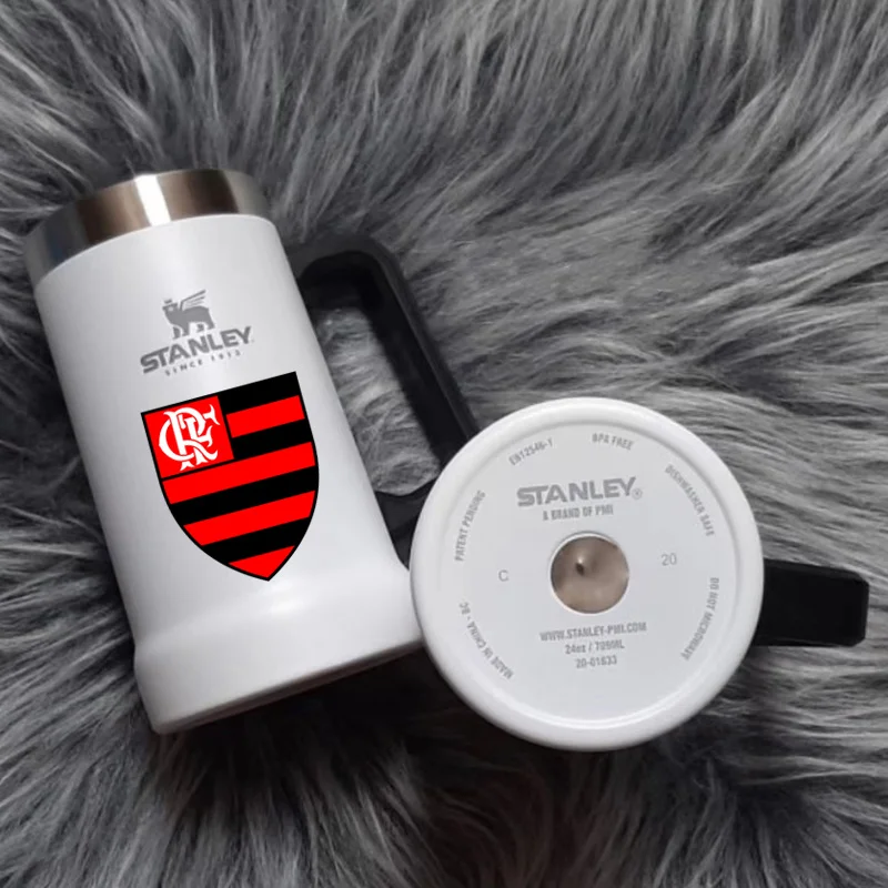 

709ml Original Stanley Beer Cup Mug Stainless Steel Thermos Mug Bottle Thermal Stainless Steel Stanley Cup with Handle Wholesale