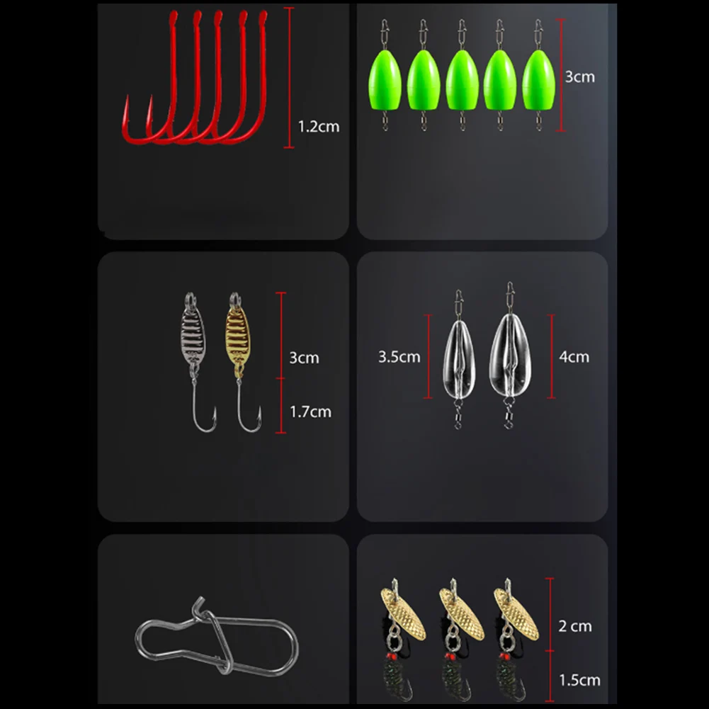 

Brand New Fishing Line Group Floats Sequin Bait 7/9/10# Bobbers Fishing Tackle Box Flies Hook For Carp Fishing