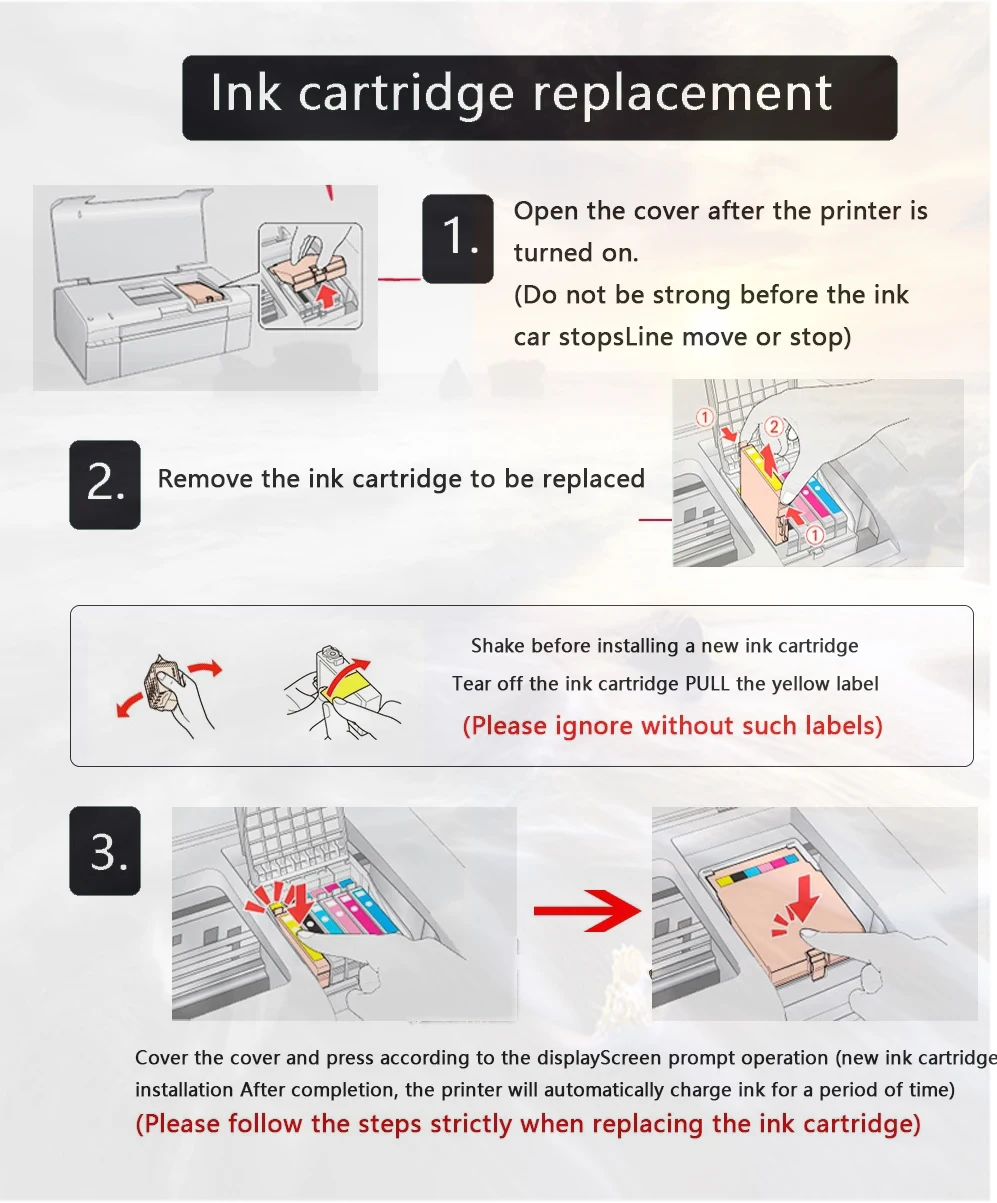 Многоразовый чернильный картридж vilaxh 27xl 27 T2711 для Epson Worker WF- 7720DTWF 7715DWF 7710DWF 7620DTWF 7610DWF