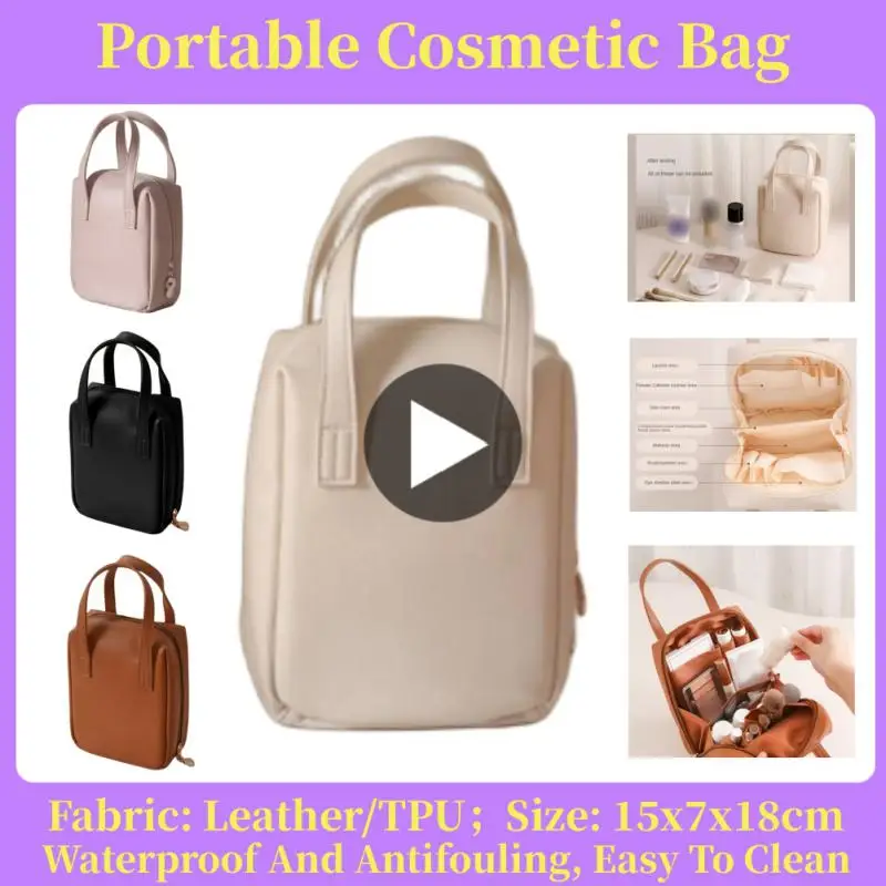 

Portable Girl Makeup Bag Women Handbag Pouch Toiletry Bag Make Up Organizer Case Waterproof Wash Kit Travel Cosmetic Bag