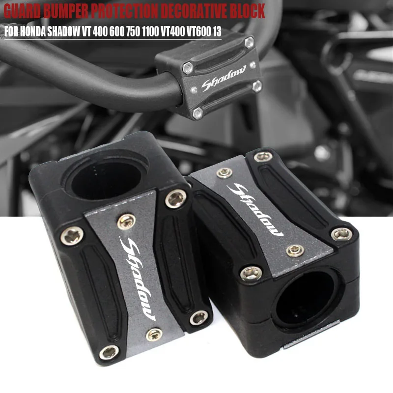 

For Honda Shadow VT 400 600 750 1100 VT400 VT600 13 Motorcycle Accessories Engine Guard Bumper Protection Decorative Block