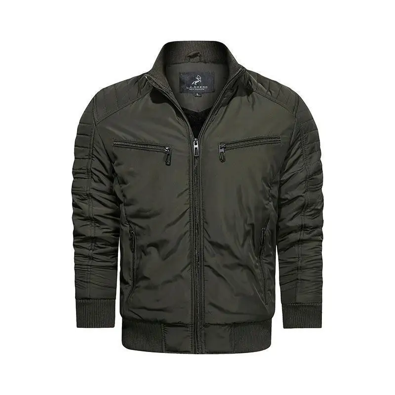 Winter Jacket Men Parka Military Tactical Bomber Jacket Stand Collar Solid Zipper Warm Coat Cheap Men's Clothing Parkas