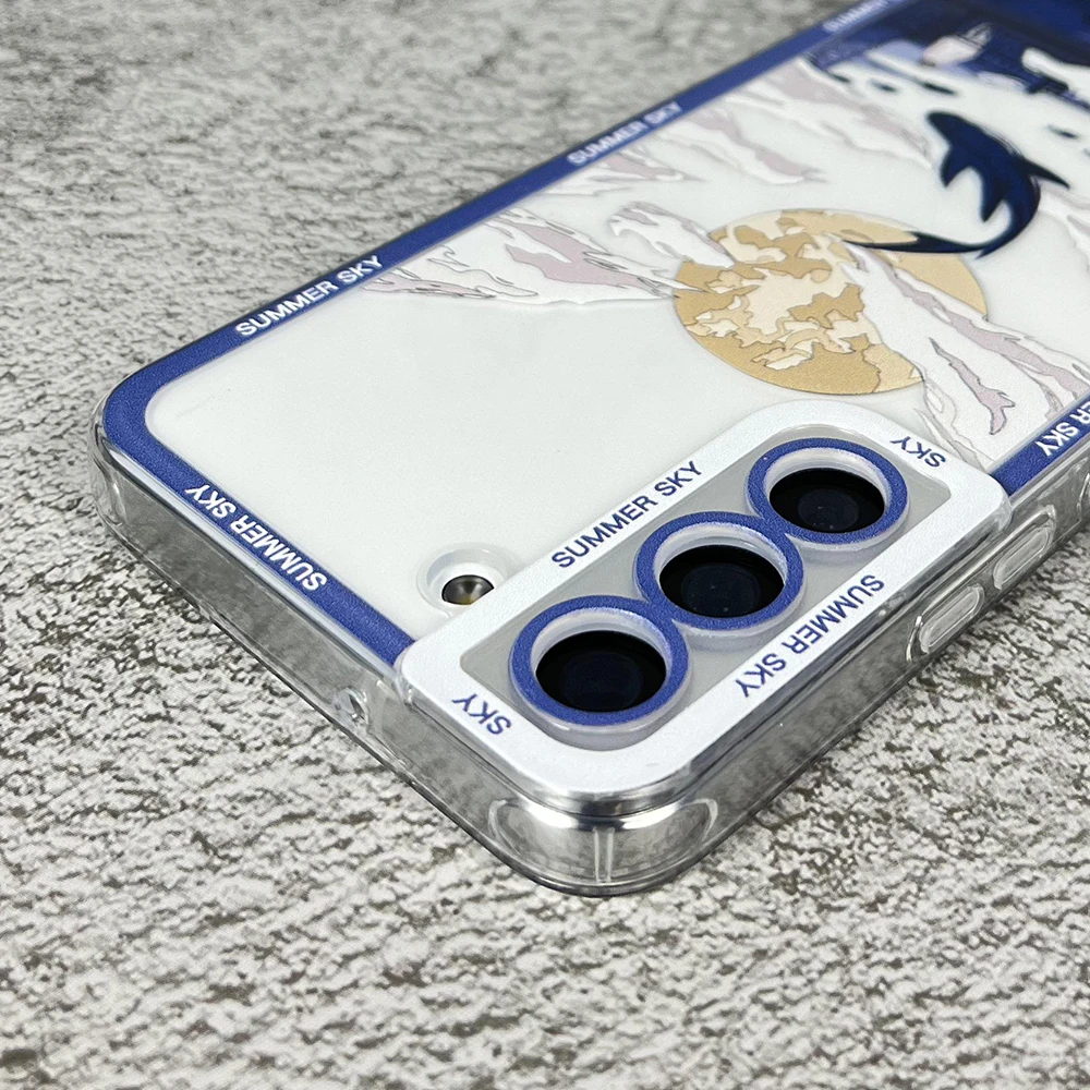 Summer Sky Case For Samsung Galaxy S20 S21 S22 S23 Plus FE Ultra Soft Cover