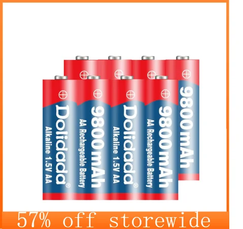 

Brand AA rechargeable battery 9800mah 1.5V brand new alkaline rechargeable battery for LED light toys mp3