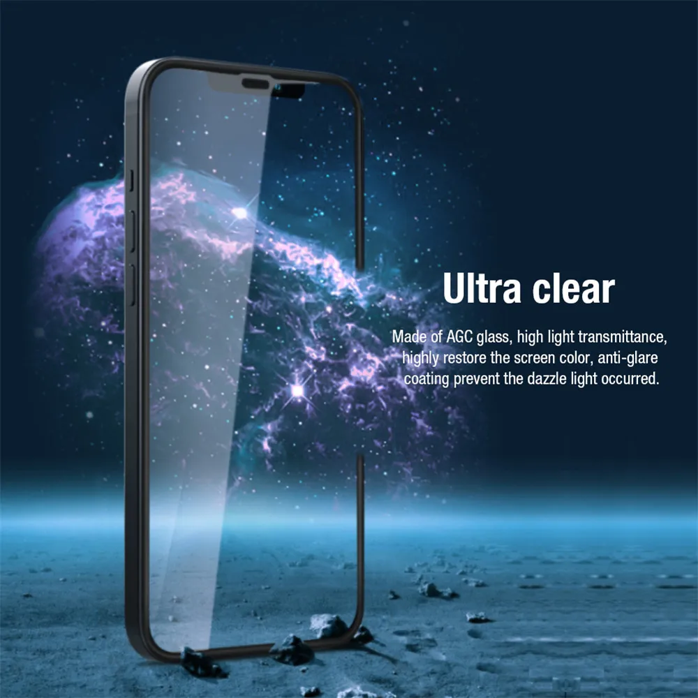 

Ультрапрозрачное закаленное стекло NILLKIN для iPhone 12 Pro Max/iPhone 12 Mini