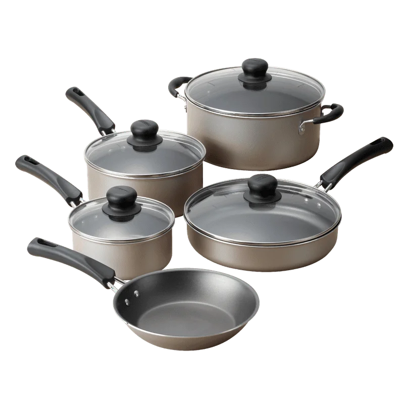 

Non-Stick Cookware Set, Champagne Baking tray for oven Molde para hornear Metal bundt cake pan Roti pan Silicone air fryer liner