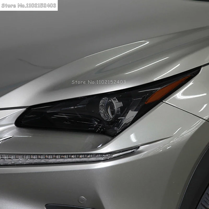 

2 шт. Защитная пленка для автомобильных фар Прозрачная черная наклейка из ТПУ для Lexus NX NX300 300h 200t 2015-2020 аксессуары