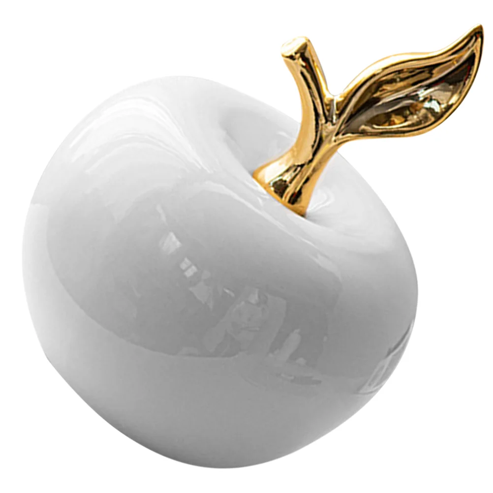 Керамическое украшение в виде яблока рождественское маленькое ремесло