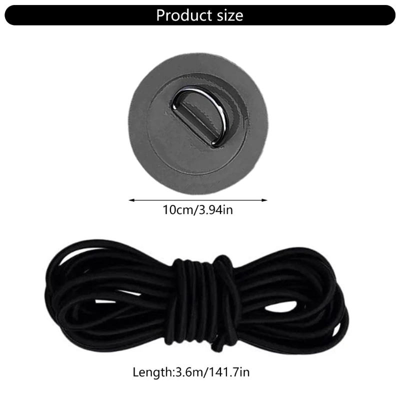 Комплект накладных колец из ПВХ для водных видов спорта подходит надувных лодок